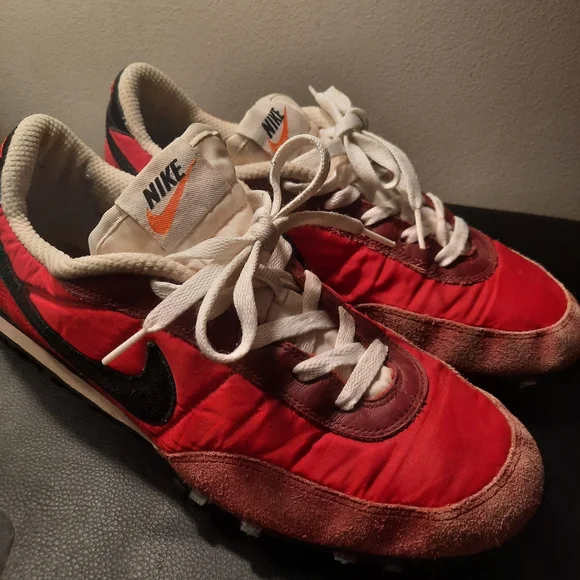 Vintage rare Nike Waffle Racers trainers, mens 9.5 sneakers. - Picture 4 of 9